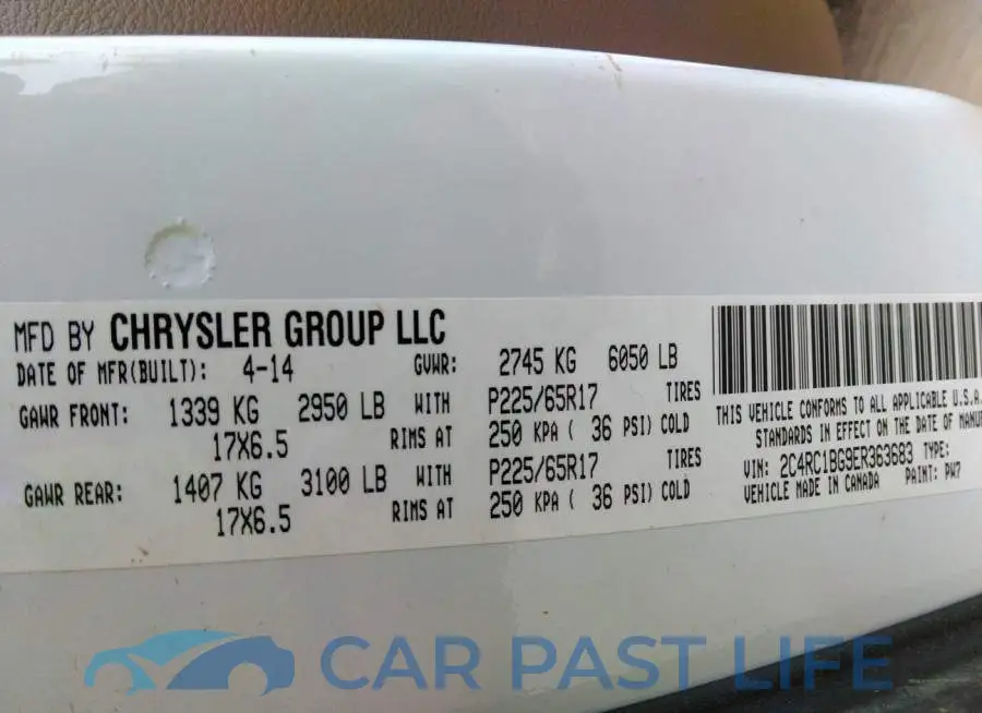 2C4RC1BG9ER363683# 9