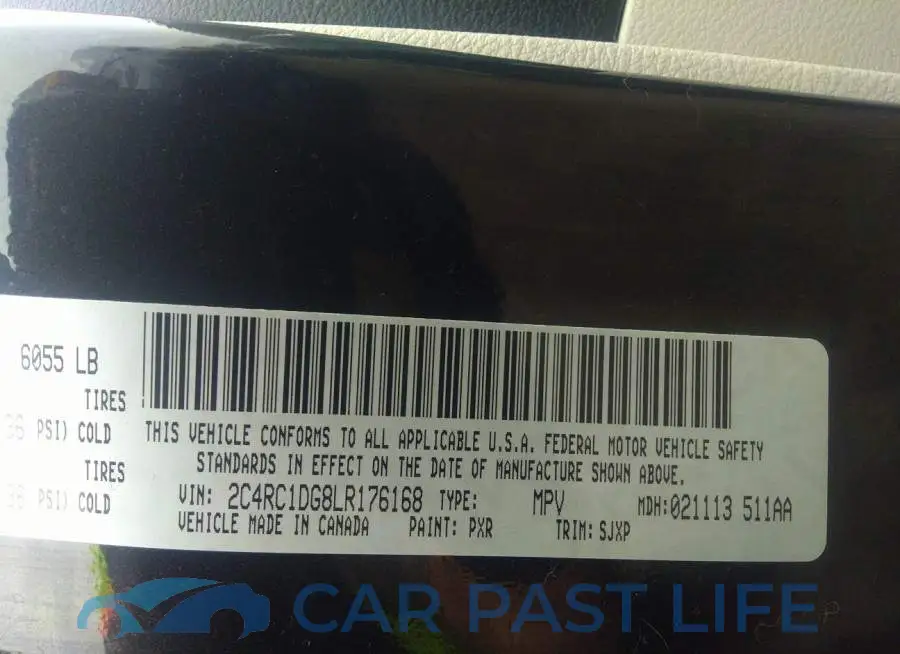 2C4RC1DG8LR176168# 9