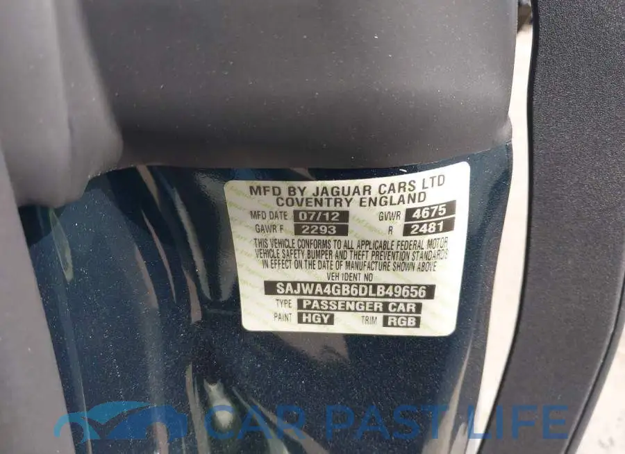 SAJWA4GB6DLB49656# 9