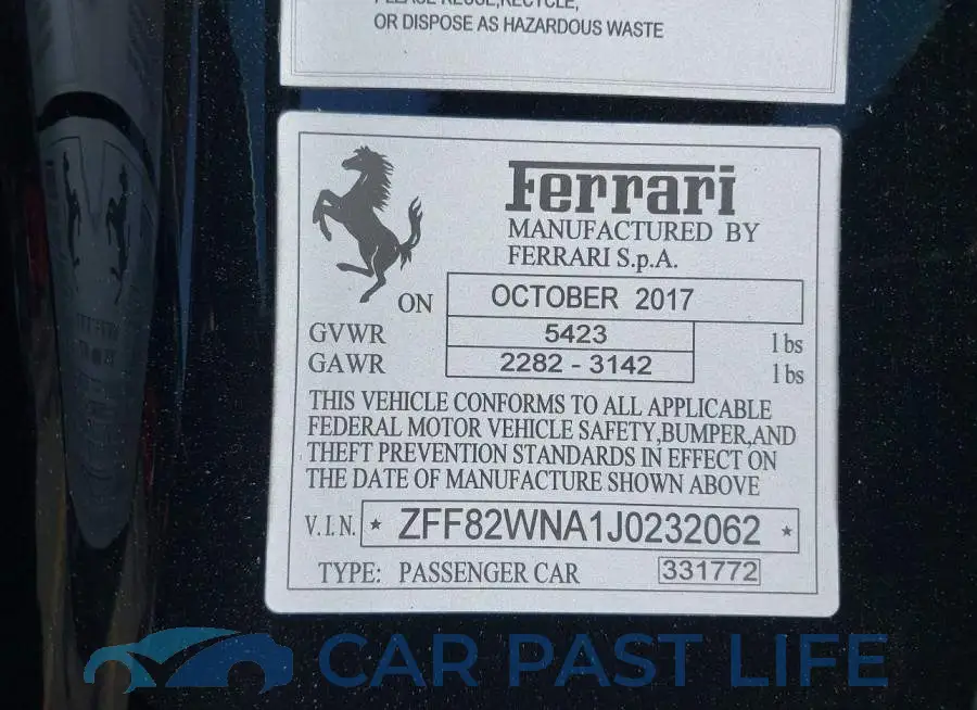 ZFF82WNA1J0232062# 9