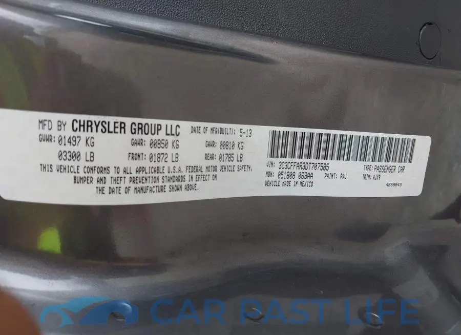 3C3CFFAR3DT707585# 9