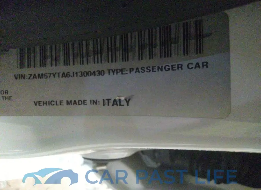 ZAM57YTA6J1300430# 9