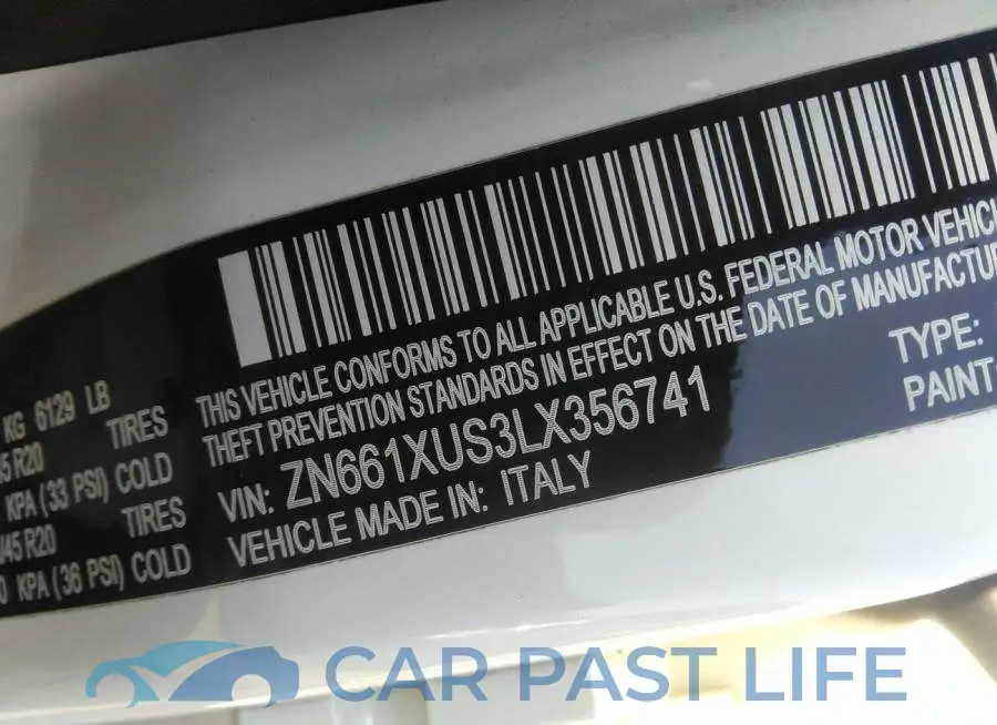 ZN661XUS3LX356741# 9