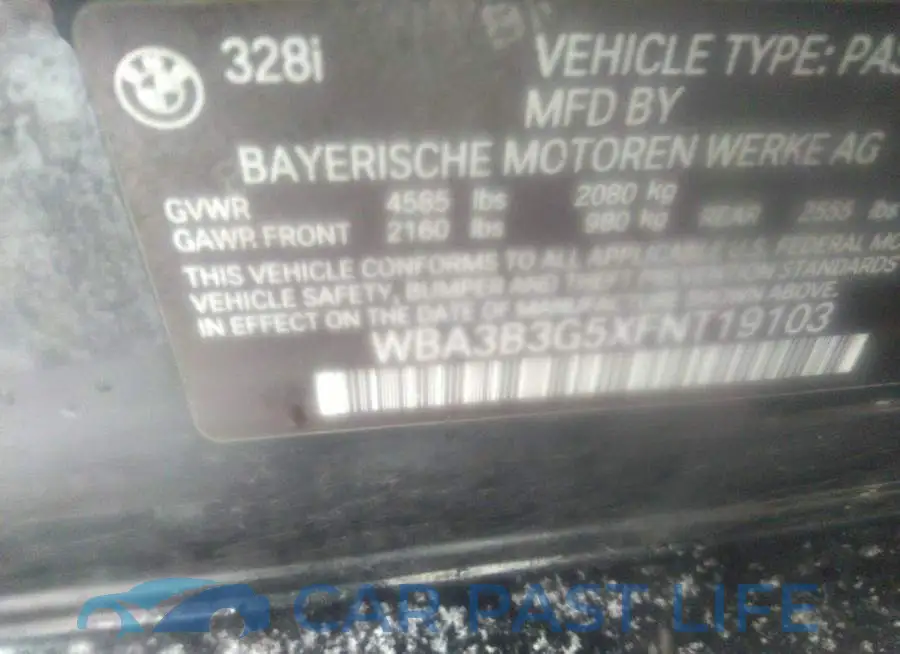 WBA3B3G5XFNT19103# 8