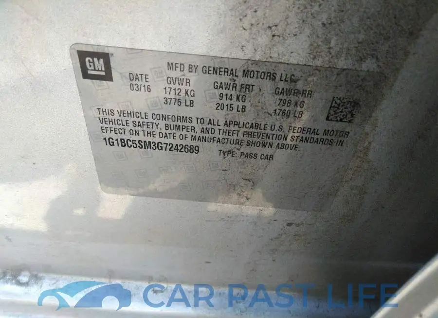 1G1BC5SM3G7242689# 9