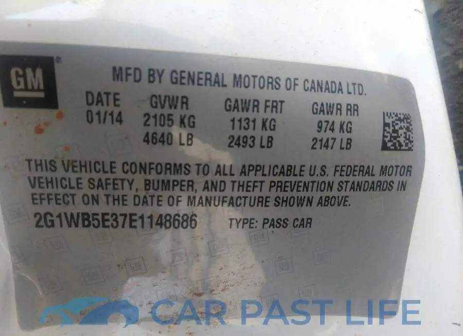 2G1WB5E37E1148686# 9