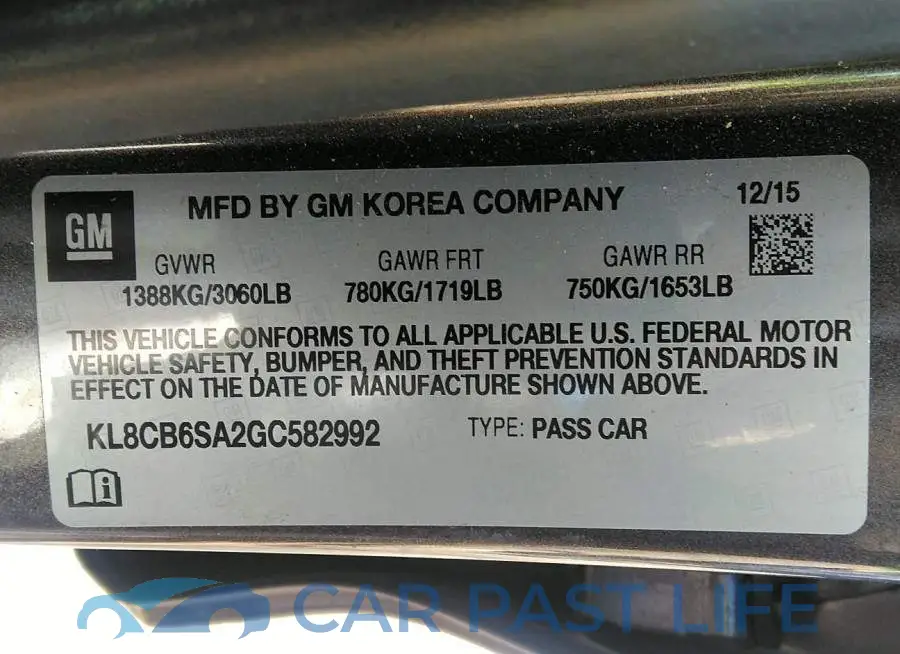 KL8CB6SA2GC582992# 9
