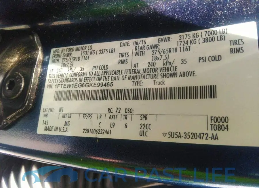 1FTEW1EG6GKE99465# 9