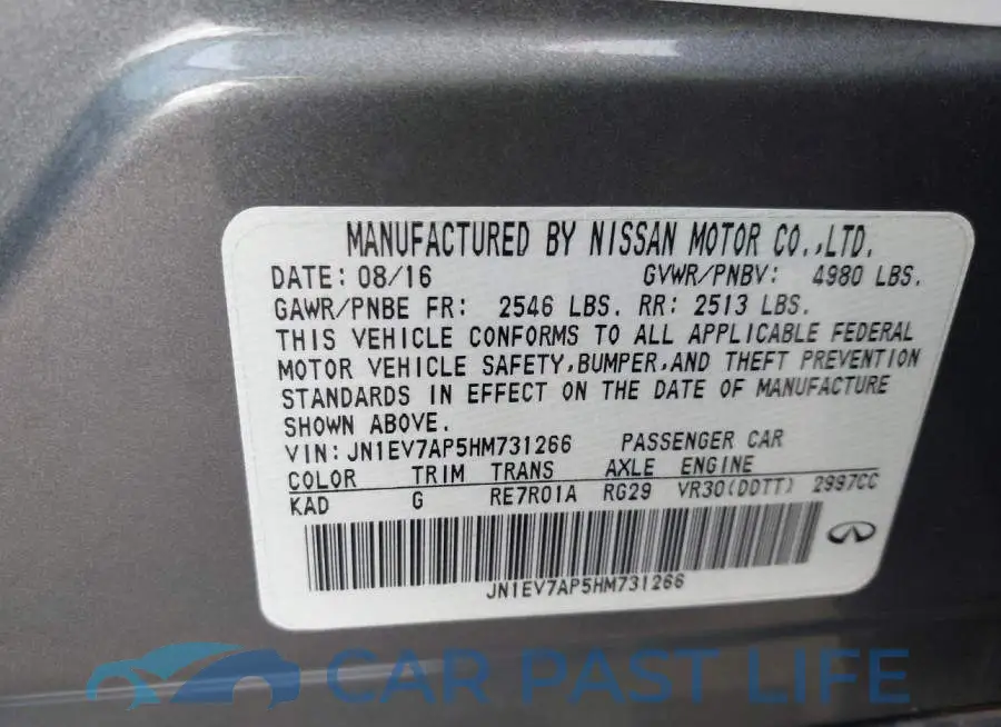 JN1EV7AP5HM731266# 9