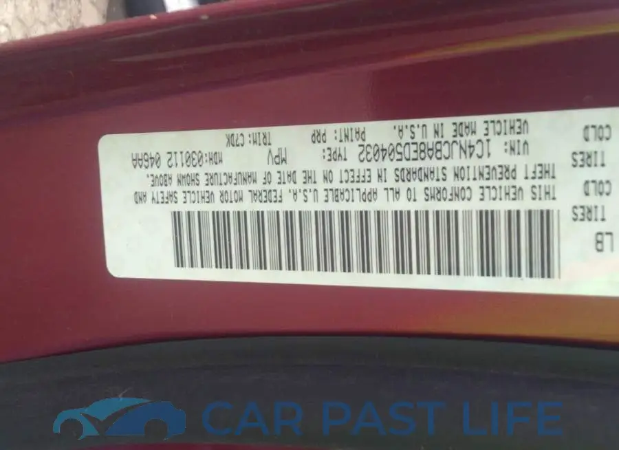 1C4NJCBA8ED504032# 9