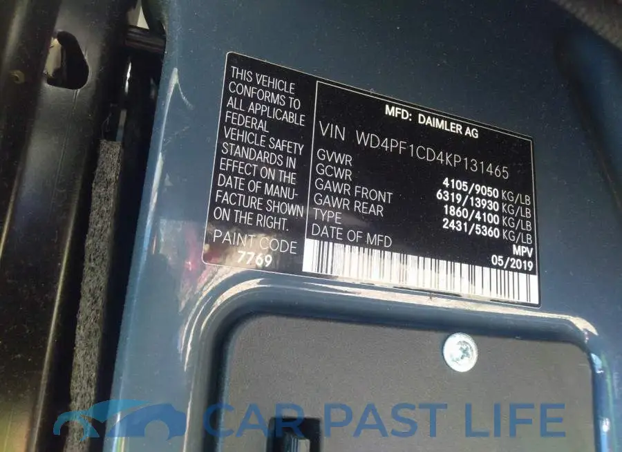 WD4PF1CD4KP131465# 9