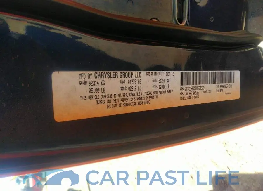 2C3CDXBGXDH563373# 9