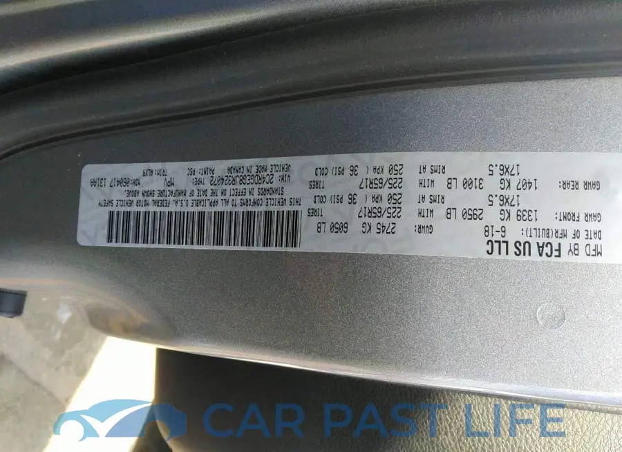 2C4RDGEG8JR324072# 9