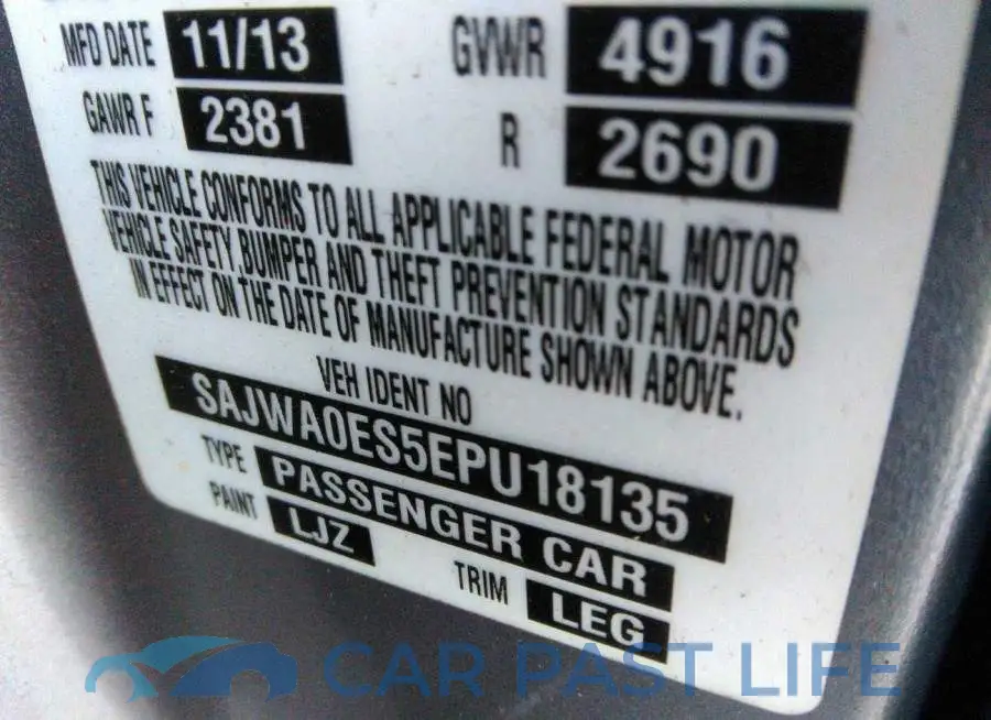 SAJWA0ES5EPU18135# 9