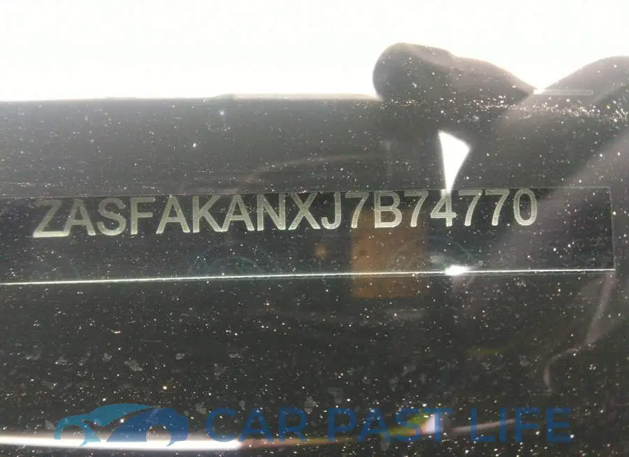 ZASFAKANXJ7B74770# 9