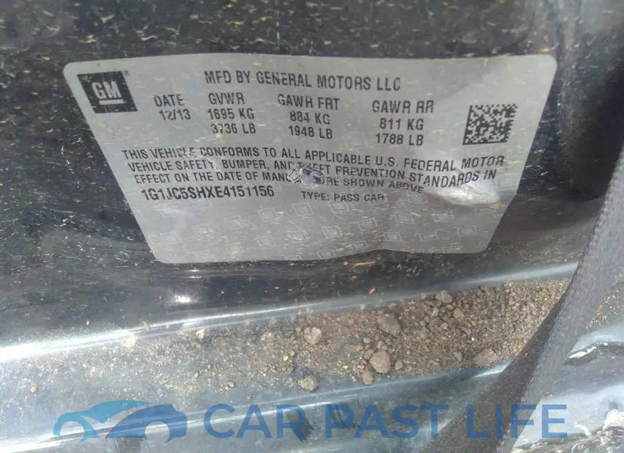 1G1JC5SHXE4151156# 9