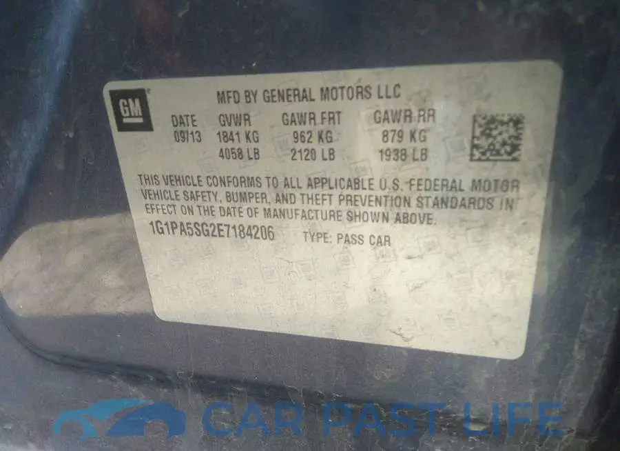 1G1PA5SG2E7184206# 9