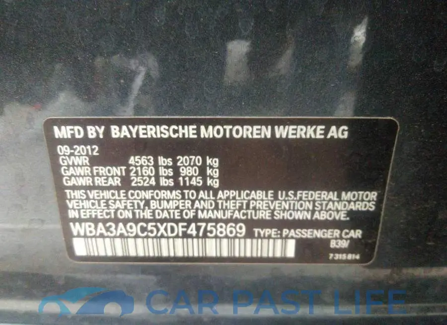 WBA3A9C5XDF475869# 9