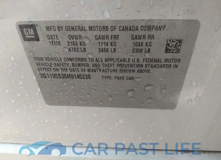 2G1105S36H9145238# 9