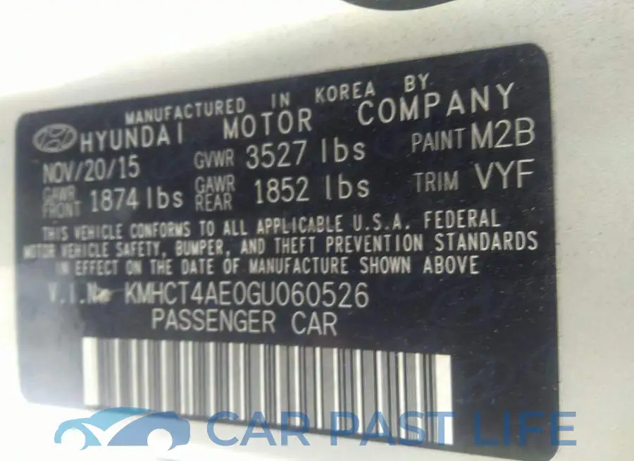 KMHCT4AE0GU060526# 9