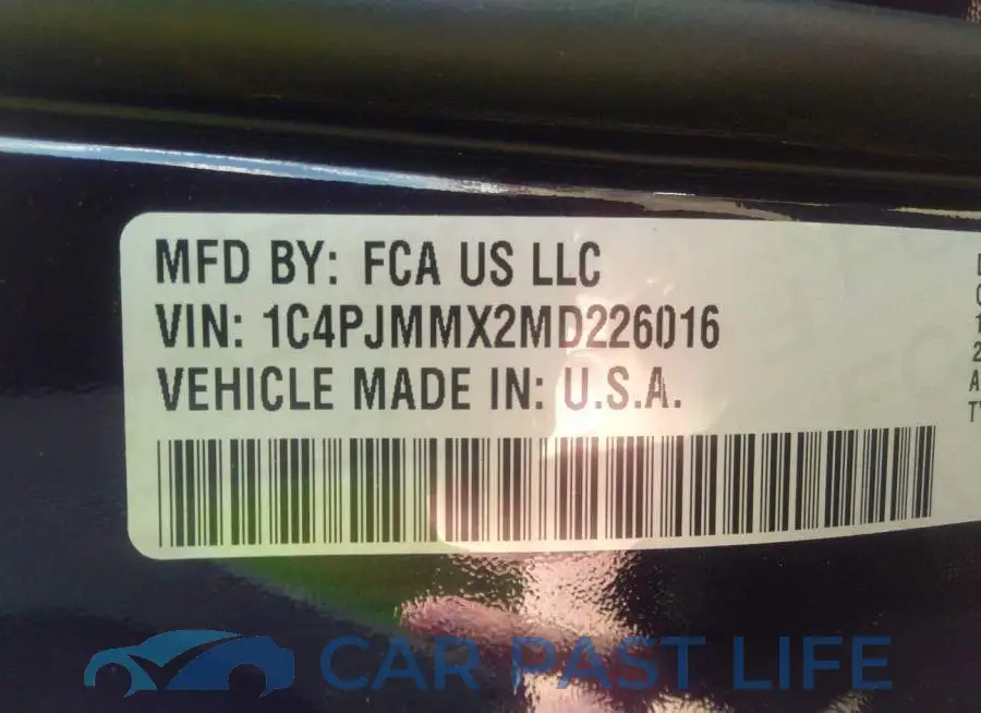 1C4PJMMX2MD226016# 9