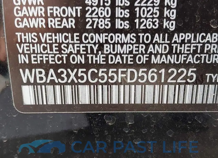 WBA3X5C55FD561225# 9