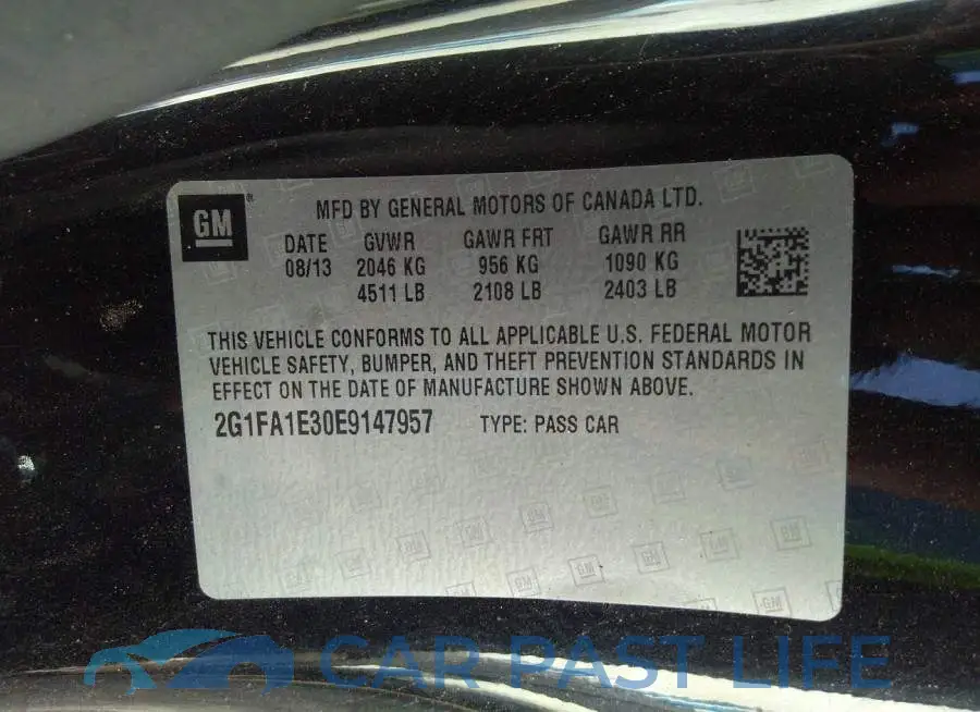 2G1FA1E30E9147957# 9
