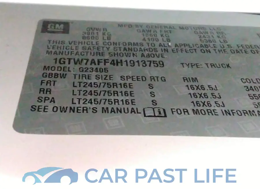 1GTW7AFF4H1913759# 9
