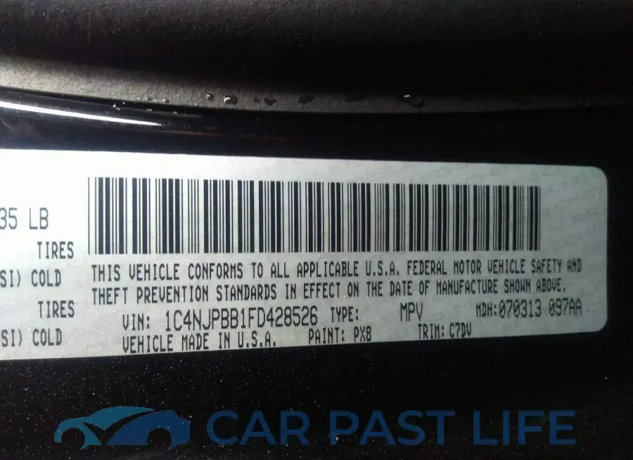 1C4NJPBB1FD428526# 9