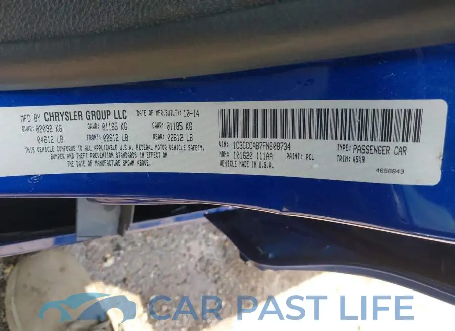 1C3CCCAB7FN608734# 9