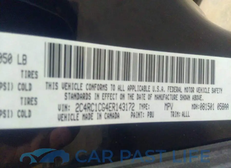 2C4RC1CG4ER143172# 9
