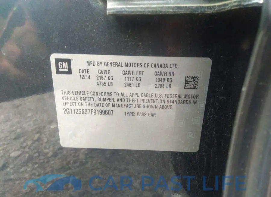 2G1125S37F9199607# 9