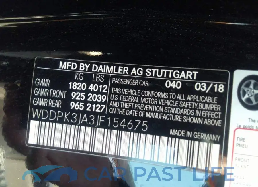 WDDPK3JA3JF154675# 9