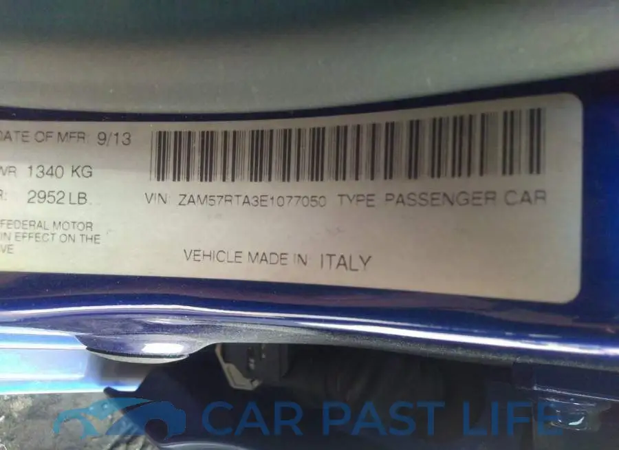 ZAM57RTA3E1077050# 9