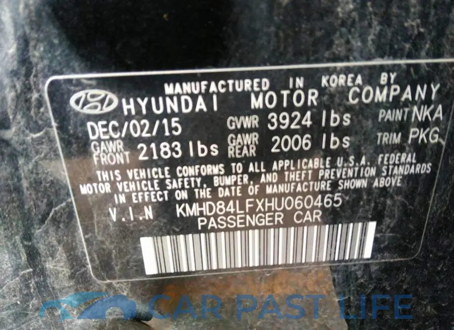KMHD84LFXHU060465# 9