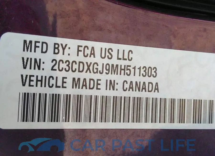 2C3CDXGJ9MH511303# 9