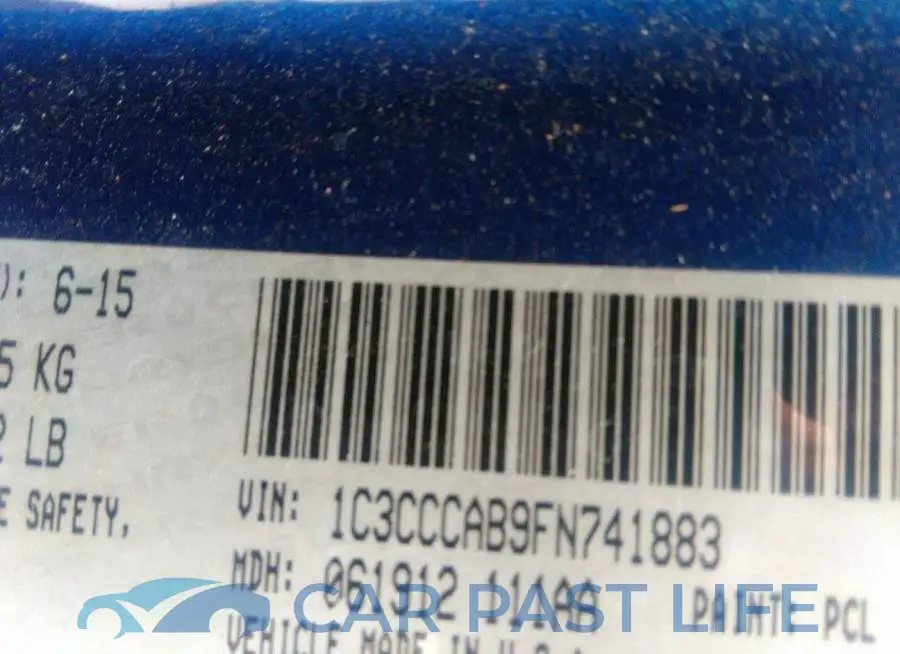 1C3CCCAB9FN741883# 9