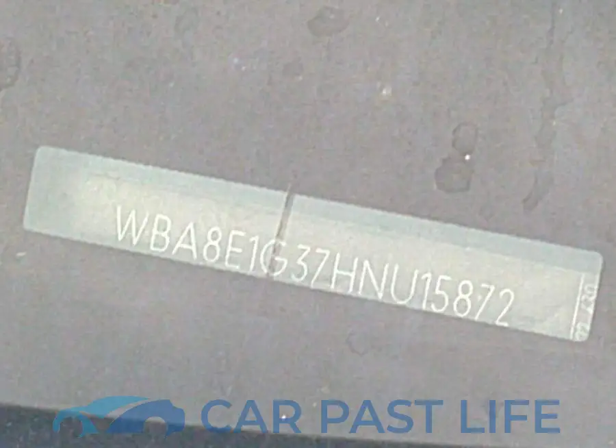 WBA8E1G37HNU15872# 9