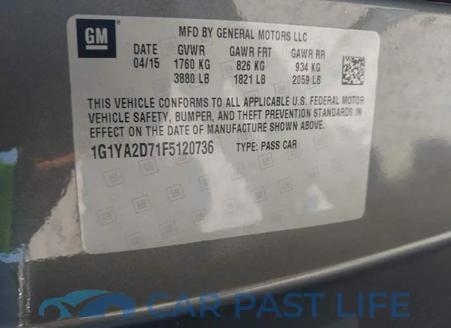 1G1YA2D71F5120736# 9