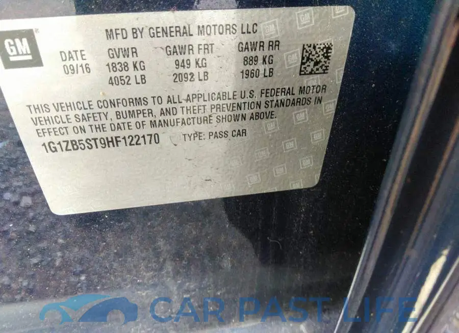 1G1ZB5ST9HF122170# 9