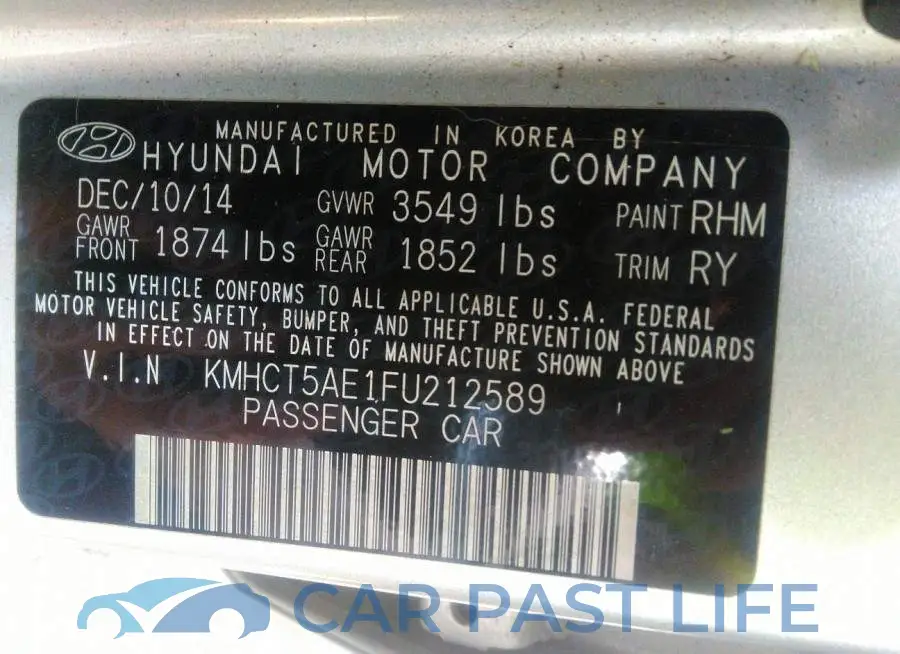 KMHCT5AE1FU212589# 9