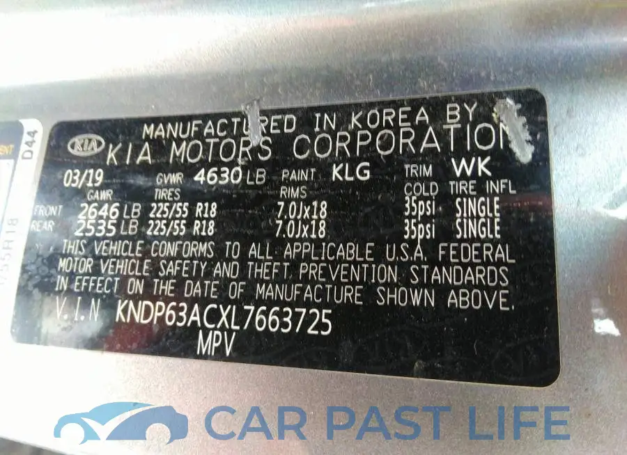 KNDP63ACXL7663725# 9