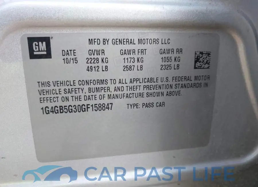 1G4GB5G30GF158847# 9