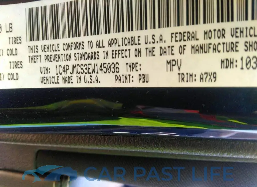 1C4PJMCS3EW145036# 9