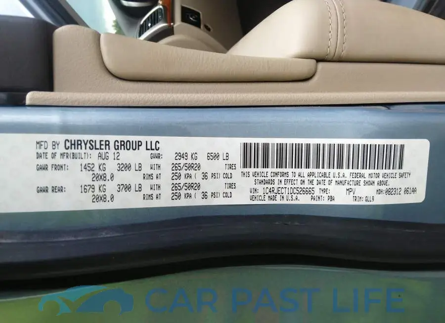 1C4RJECT1DC526665# 9