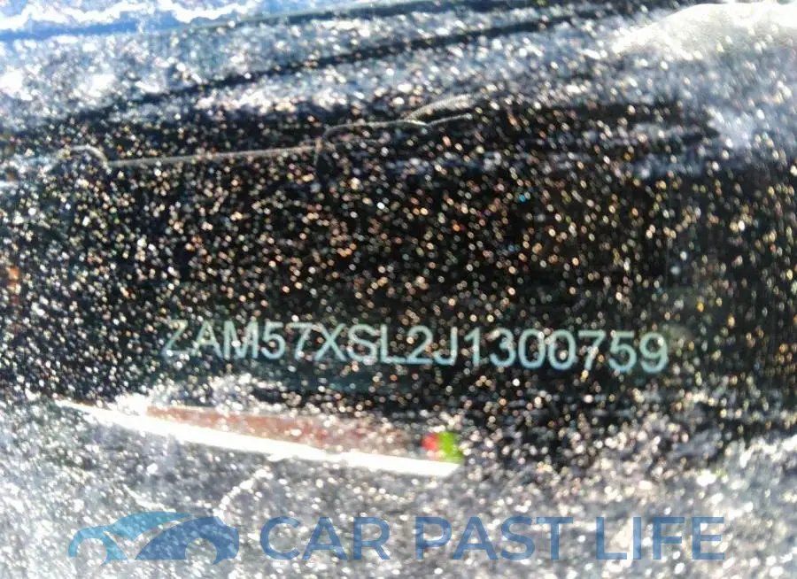 ZAM57XSL2J1300759# 9