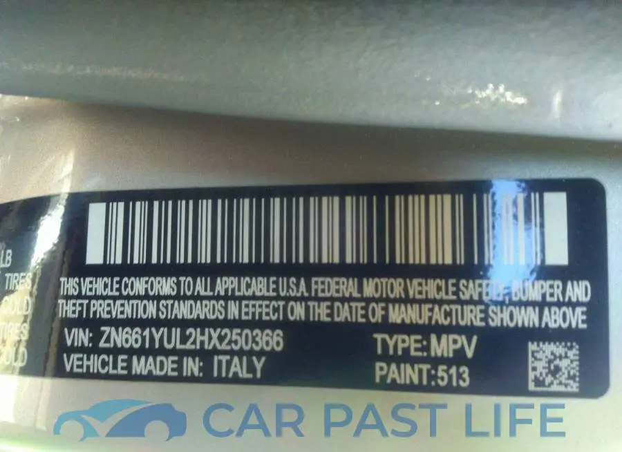 ZN661YUL2HX250366# 9