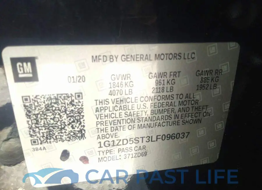 1G1ZD5ST3LF096037# 9