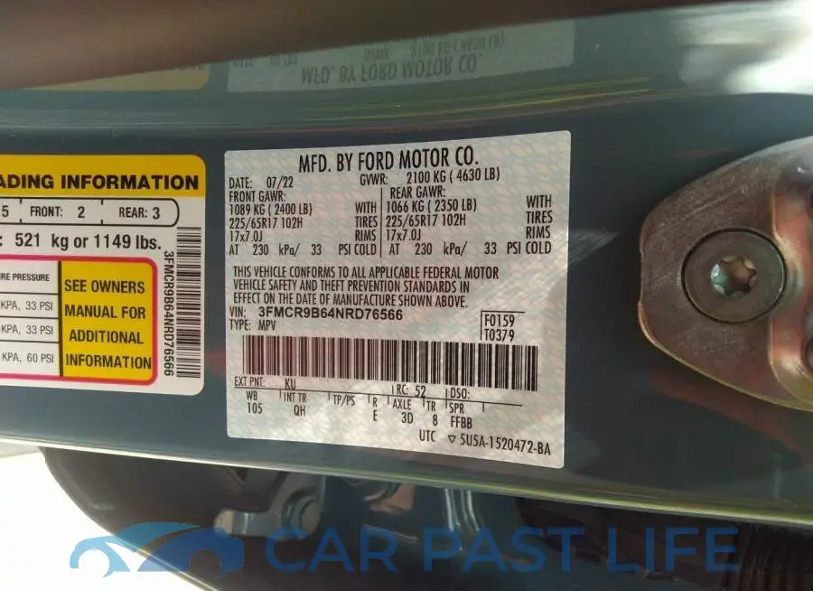 3FMCR9B64NRD76566# 9