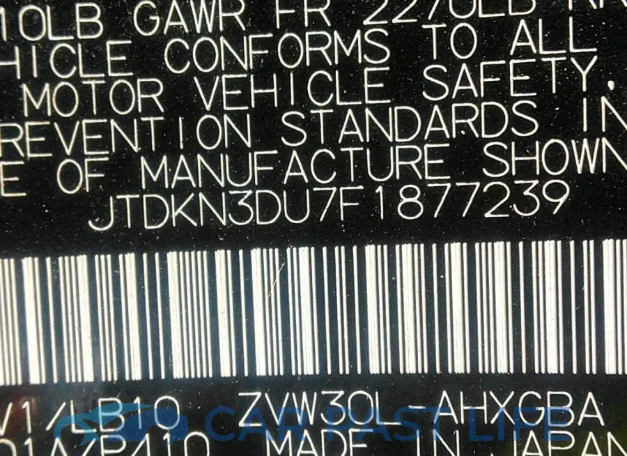JTDKN3DU7F1877239# 9